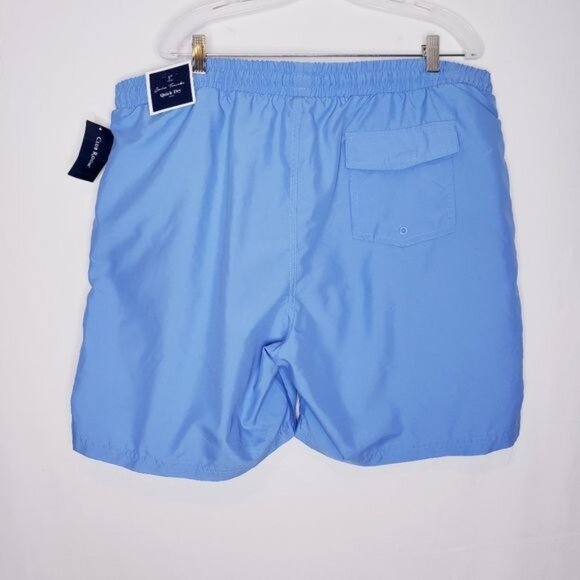 Club Room Light Blue Quick Dry Swim Trunks Men's Size XXL New With Tags - Picture 3 of 8